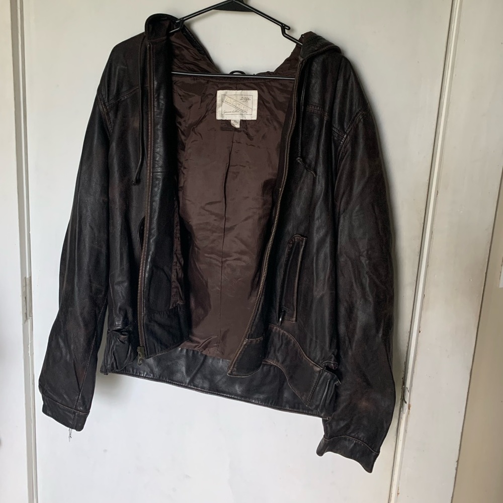Women’s vintage leather jacket